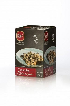 Snails in sauce with Spanish ham