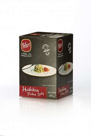 Petites fèves en huile d'olive